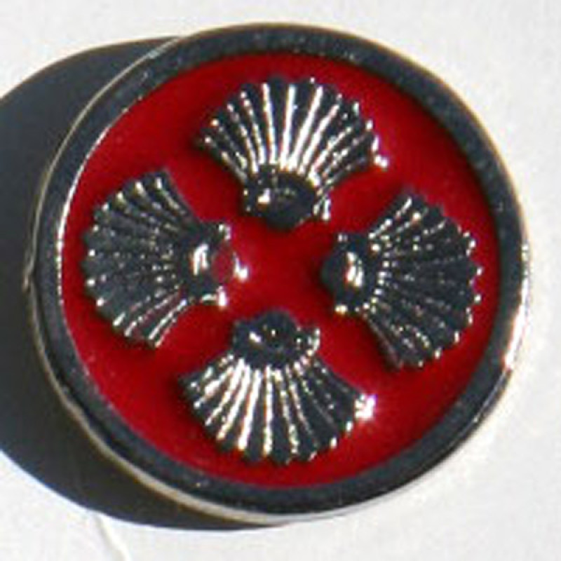 Pin logo Xacobeo 4 Coques métalliques