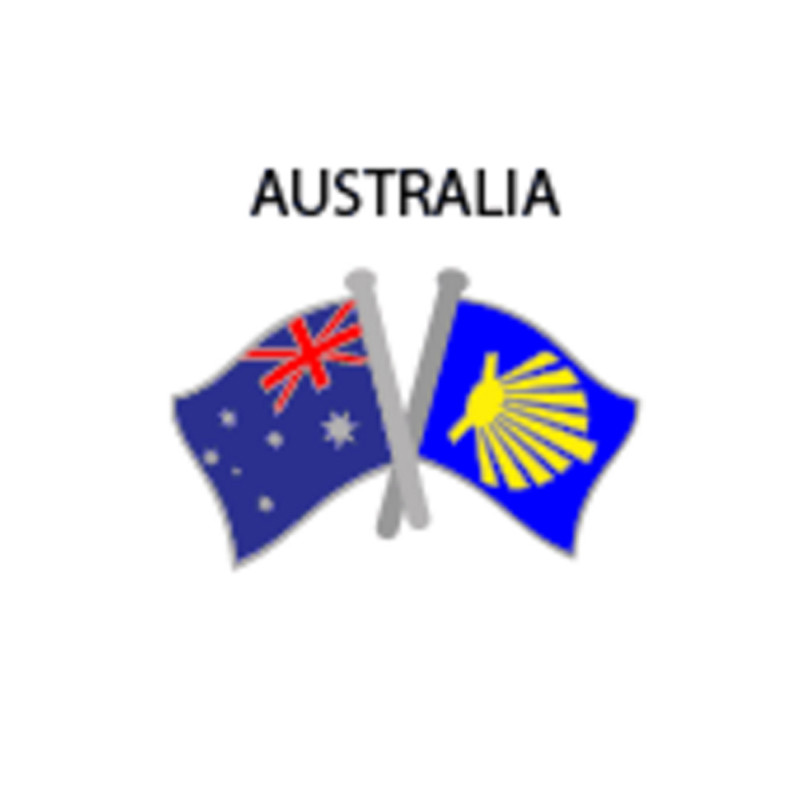 Pin Metal Drapeau Australie Voie Santiago