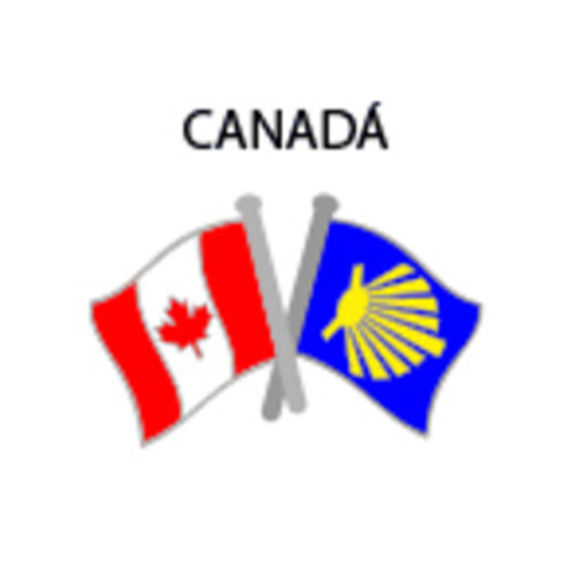 Pin Metal Flag Canada Voie Santiago