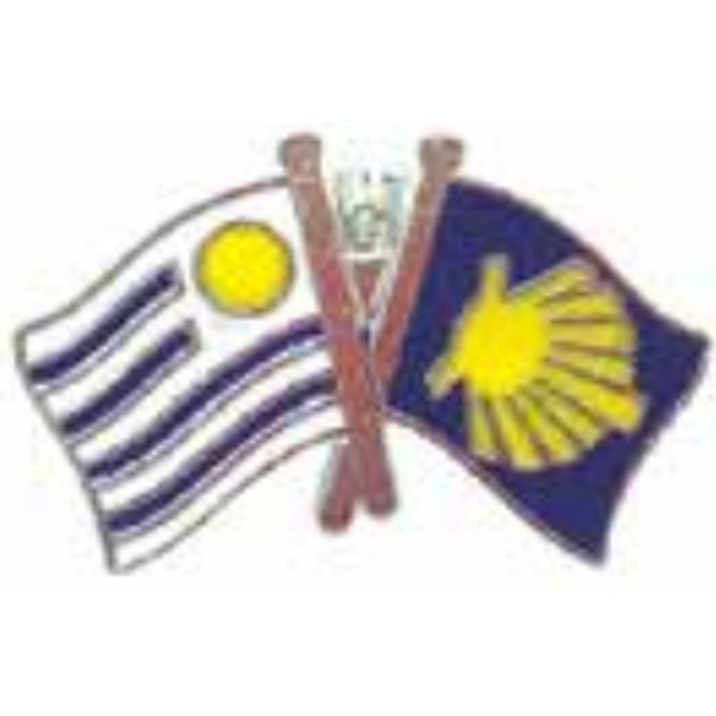 Pin Metal Drapeau Uruguay Chemin de Santiago
