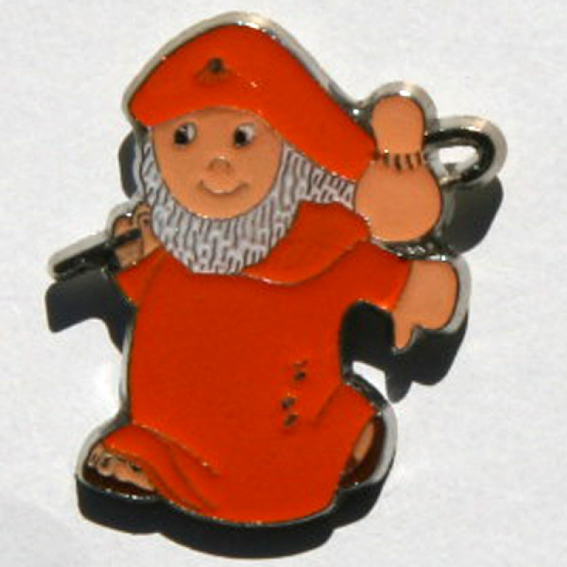 Pin Pèlerin Métal Orange