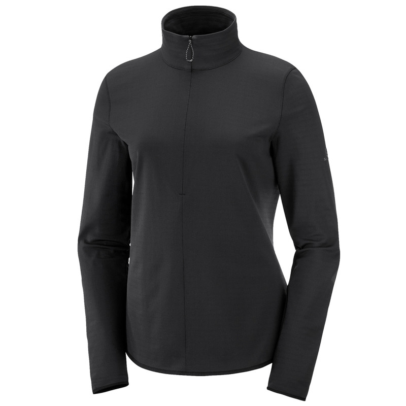 Pull-over Salomon Autreck demi-zip W Noir