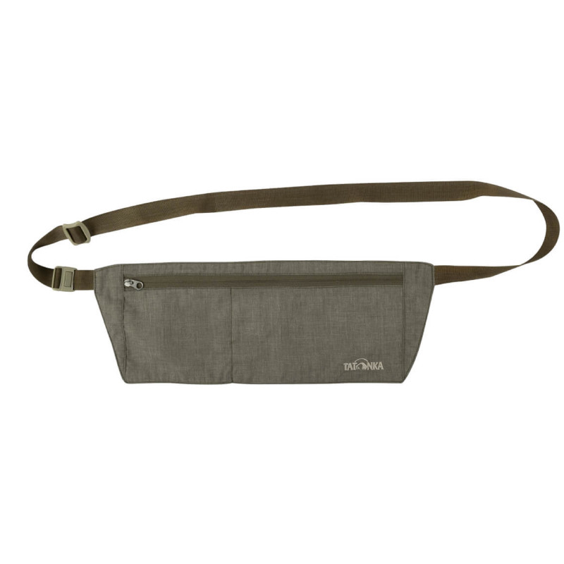 Sac banane MoneyBelt en peau de Tatonka Kaki vert