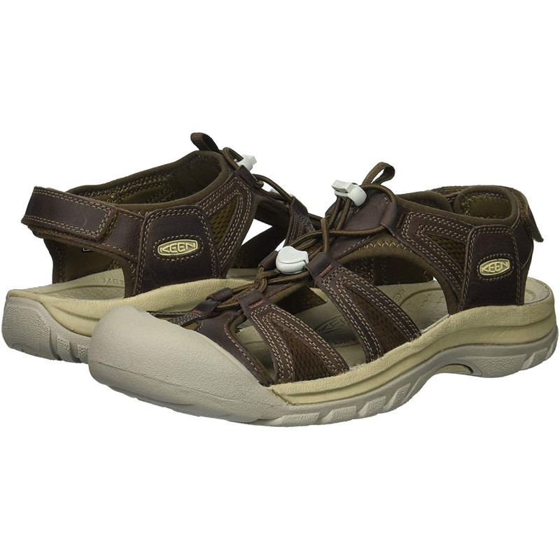 Sandalia Keen Venise II Cuero W Marrón