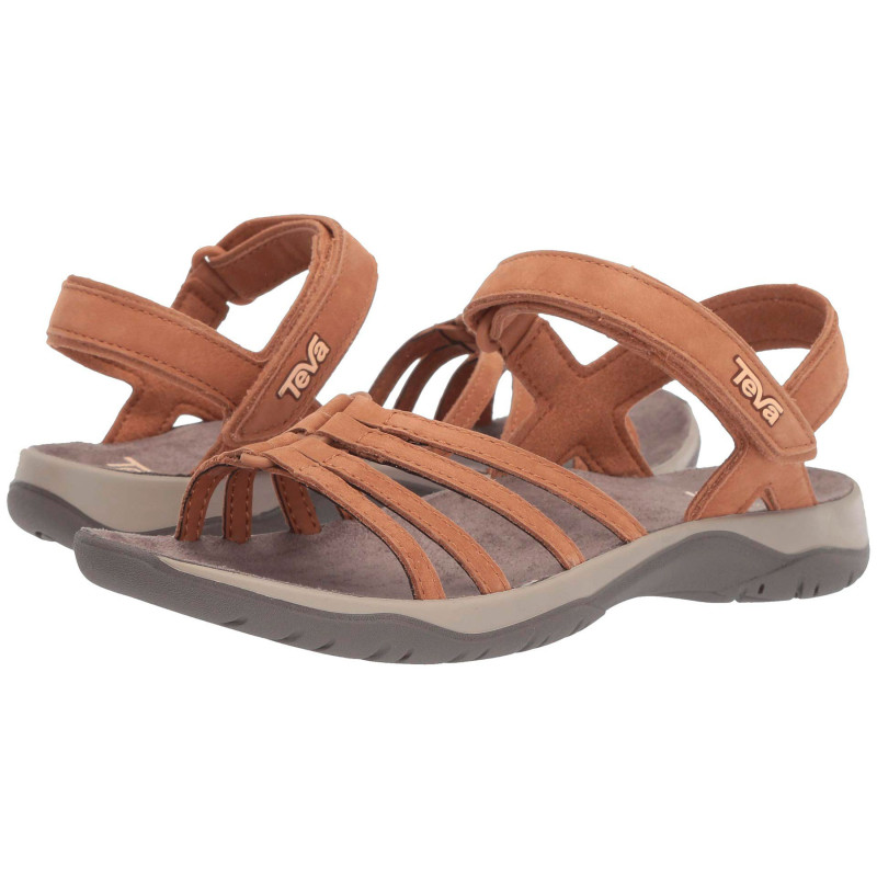 Sandalia Teva Elzada Cuir Marrón