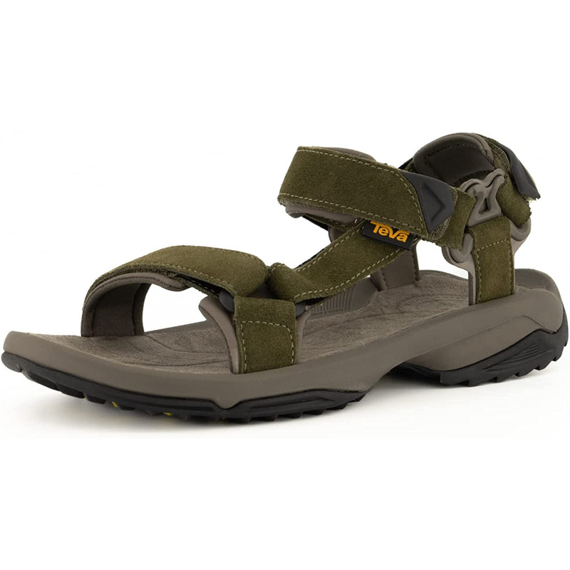 Sandale Teva Terra Fi Lite en cuir vert