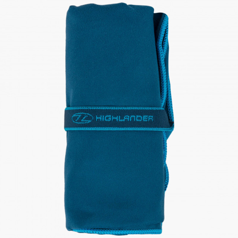 Serviette de voyage en microfibre Highlander Bleu