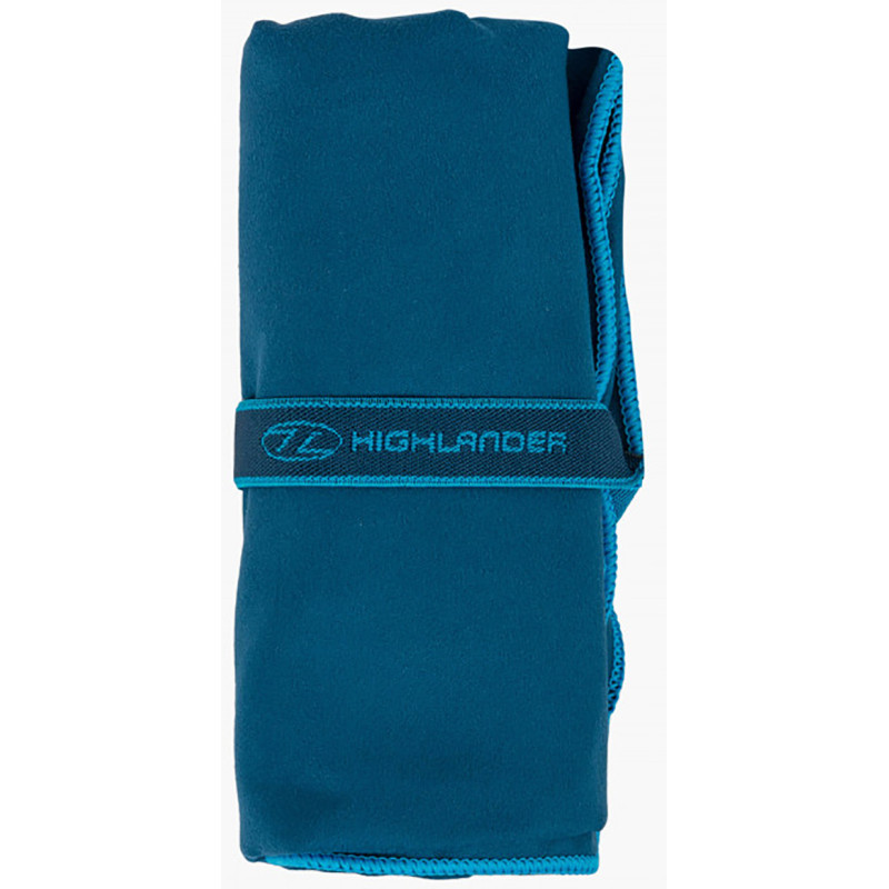 Serviette de voyage en microfibre Highlander XL Bleu