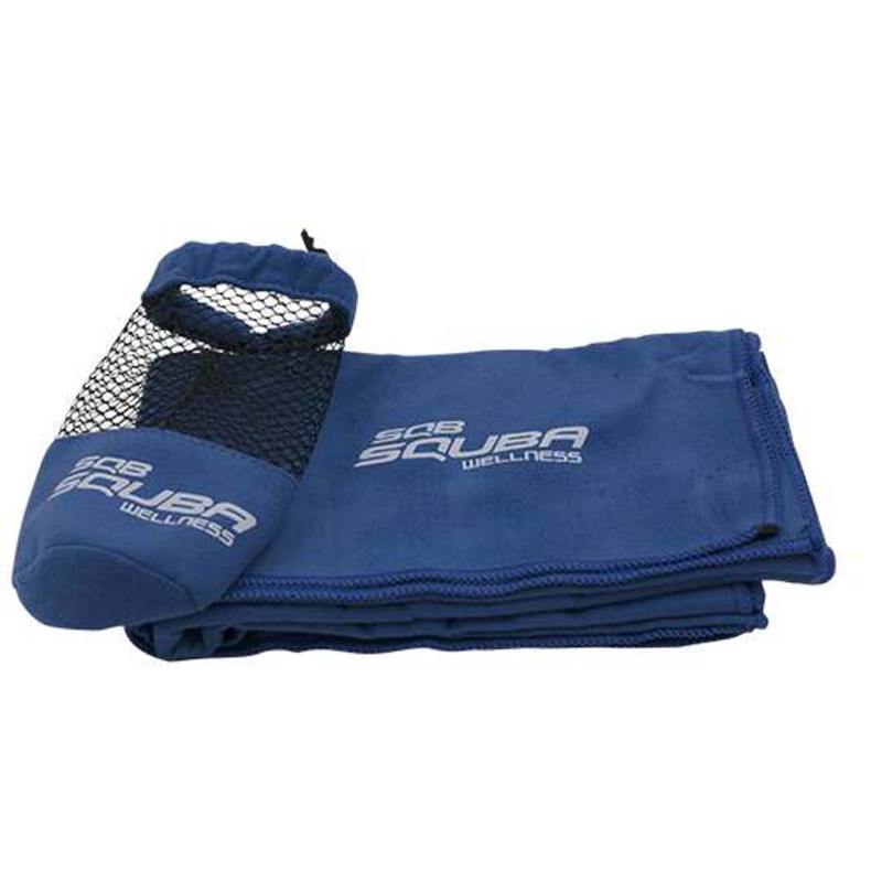 Serviette en microfibre Squba 90 x 40 cm Bleu marine