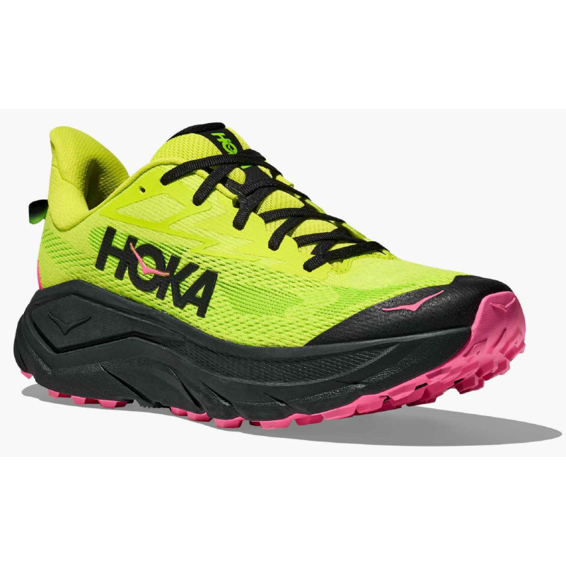 Chaussures Hoka Challenger 8 Lime/Noir