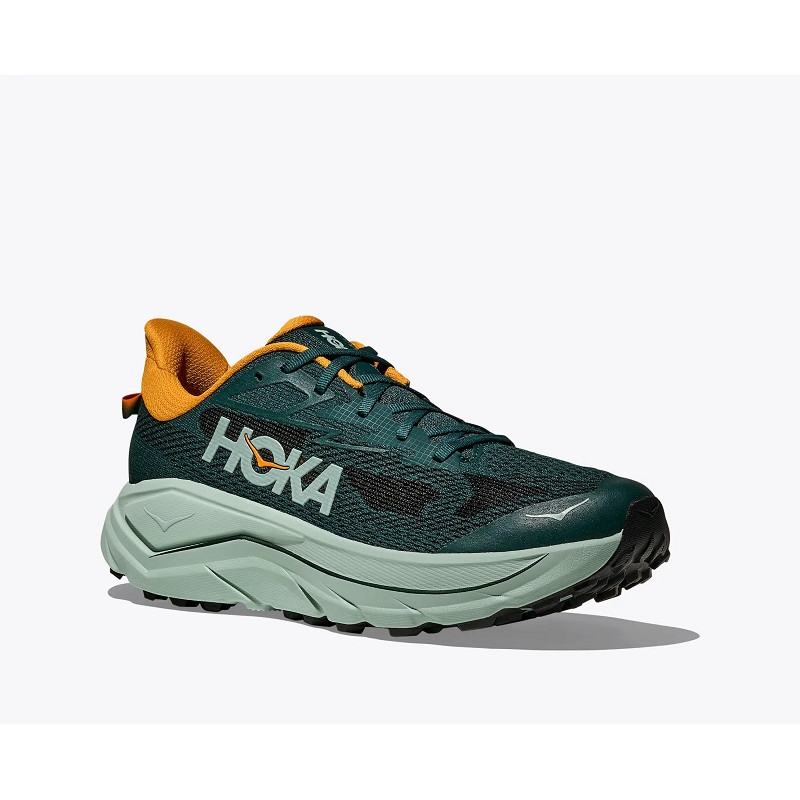 Zapatilla Hoka Challenger 8 Forêt verte/Naranja