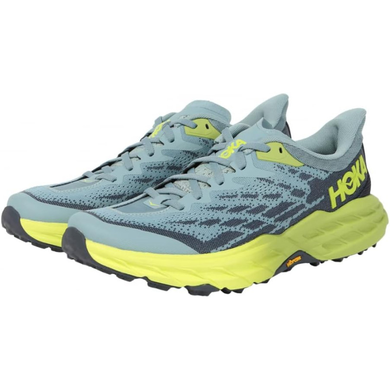 Chaussure Hoka Speedgoat 5 Gris/Lime