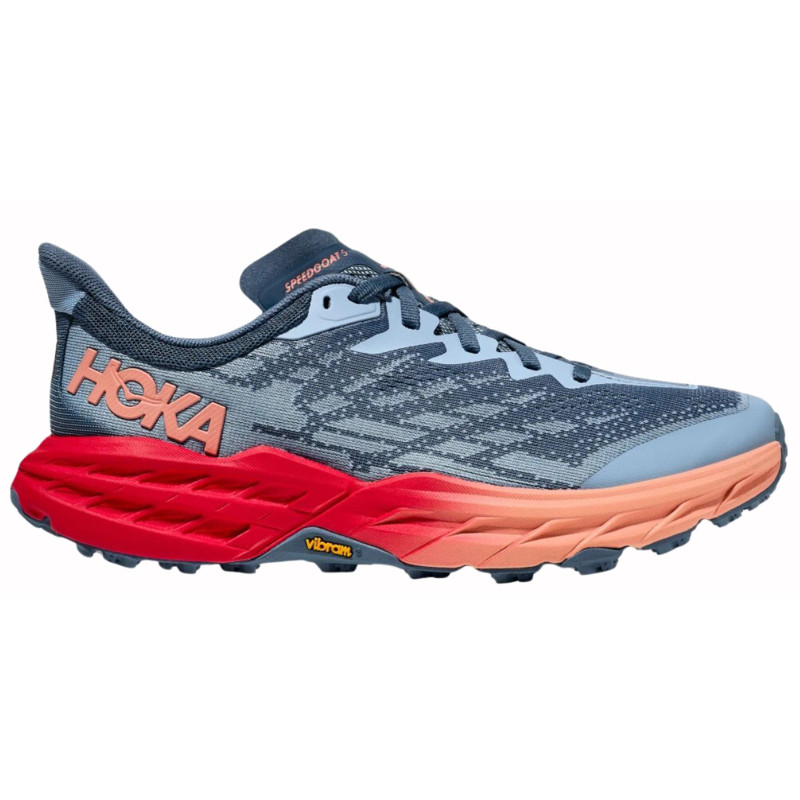 Chaussure Hoka Speedgoat 5 W Gris Acier/Corail
