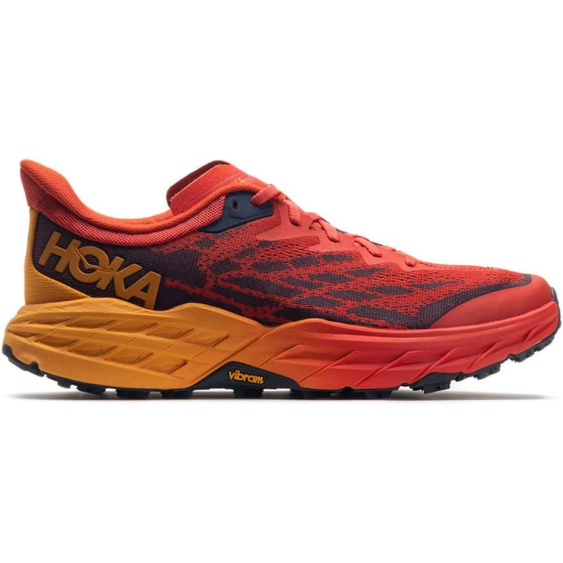 Chaussure Hoka Speedgoat 5 Wide Rouge/Orange
