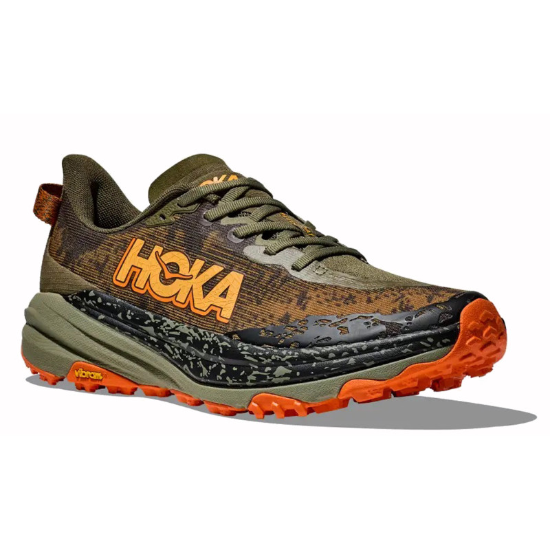 Chaussure Hoka Speedgoat 6 Olive/Orange