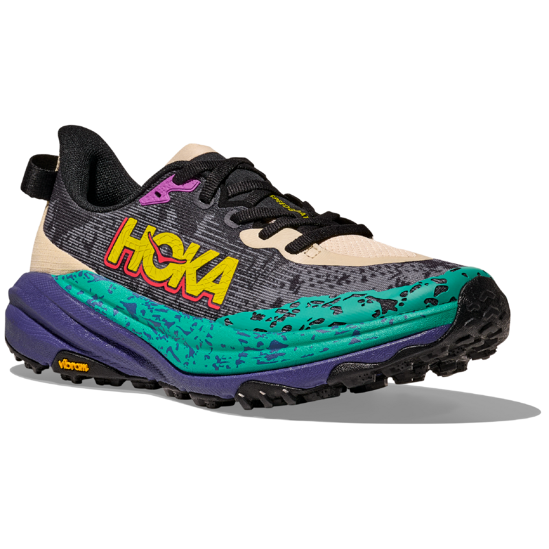 Baskets Hoka Speedgoat 6 W Gris/Vert/Violet