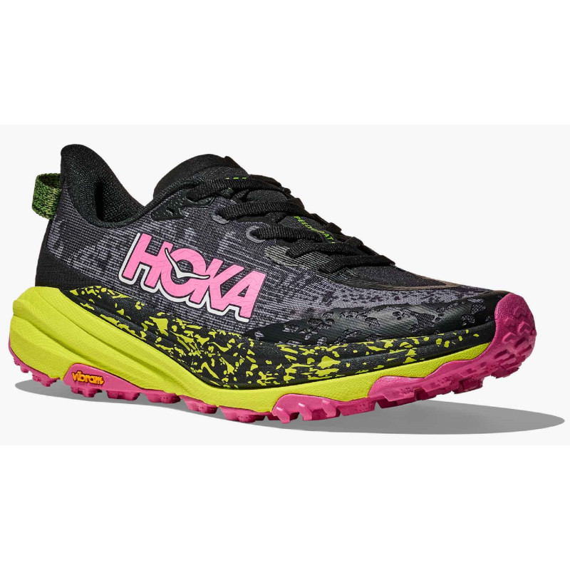 Chaussures Hoka Speedgoat 6 W Noir/Néon