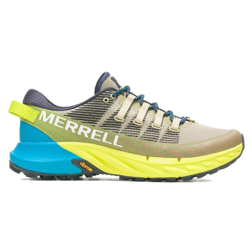 Chaussure Merrell Agility Peak 4 Beige/Jaune/Bleu