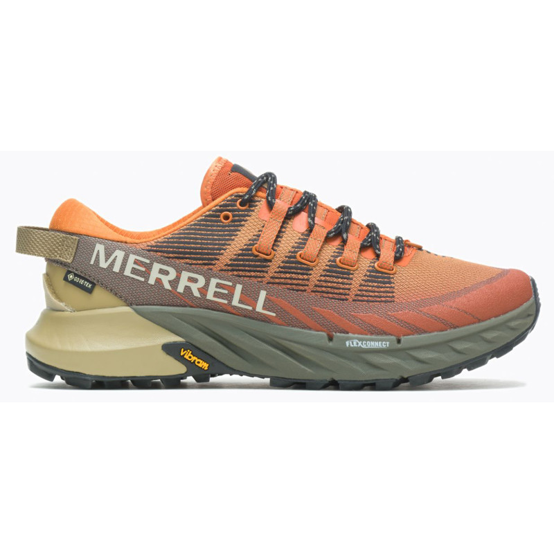 Chaussure Merrell Agility Peak 4 GTX Orange/Olive