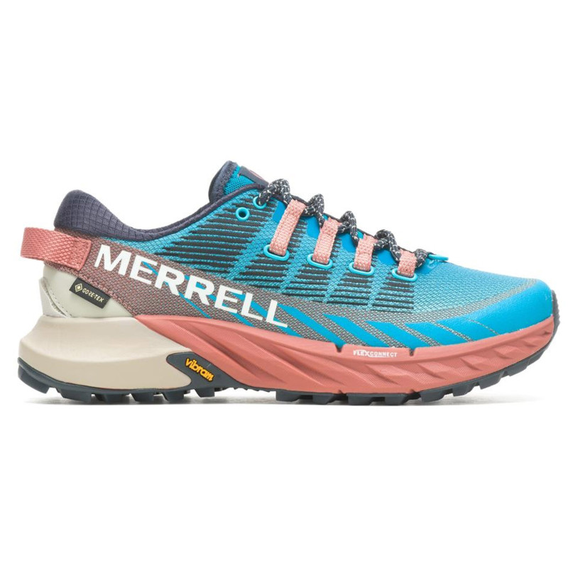 Chaussure Merrell Agility Peak 4 GTX W Bleu/Rose
