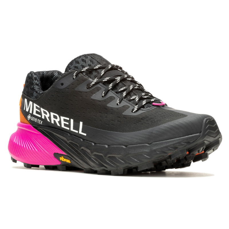 Chaussure Merrell Agility Peak 5 GTX Noir/Rose/Orange