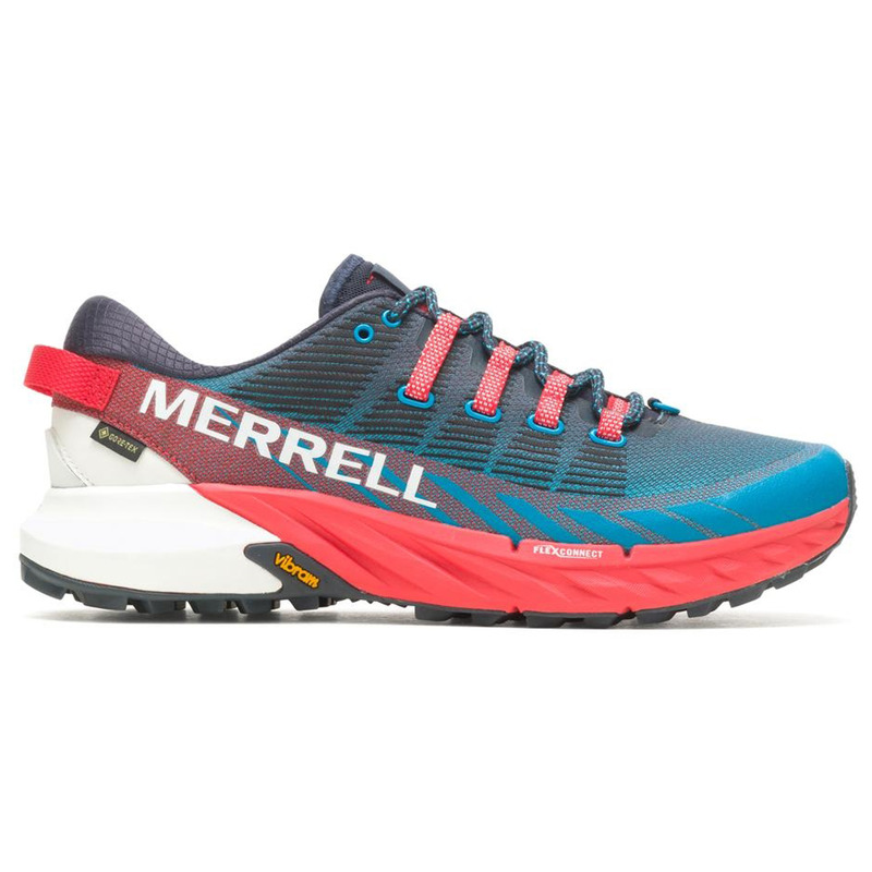 Chaussure Merrell Agitily Peak 4 GTX Bleu/Rouge