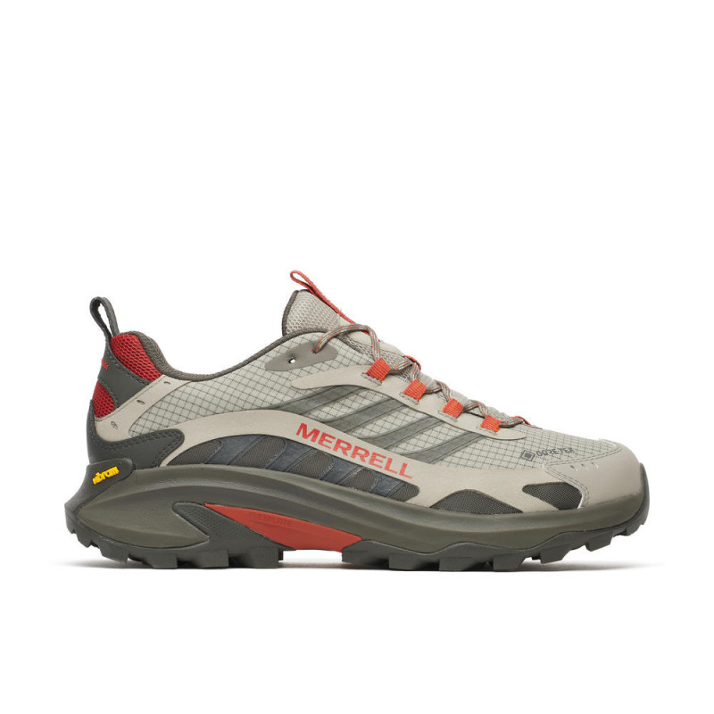 Zapatilla Merrell Moab Speed 2 GTX Stone/Rojo