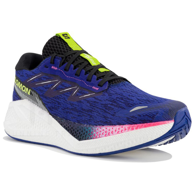 Zapatilla Solomon Aero Glide 4 Bleu/Lima