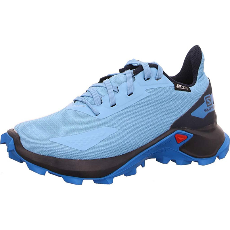 Chaussure Salomon Alphacross Blast CSWP Bleu ciel
