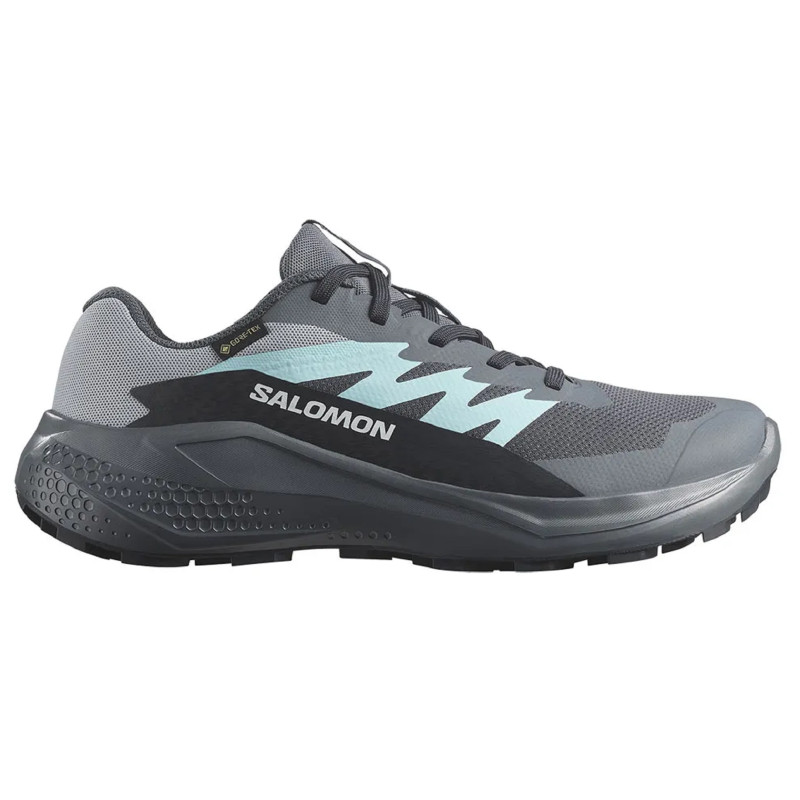 Chaussure Salomon Alphaglide GTX W Gris/Aigue-marine