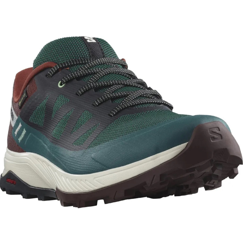 Baskets Salomon Outrise Gtx Vert/Marron