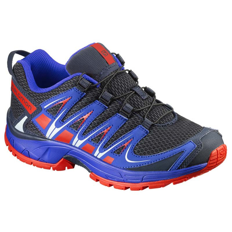 Zapatilla Salomon XA PRO 3D Bleu Enfant/Négro/Rojo