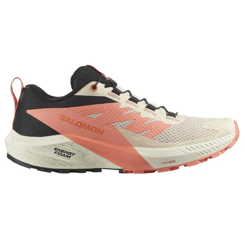 Chaussures de course Salomon Sense Ride W Beige/Corail