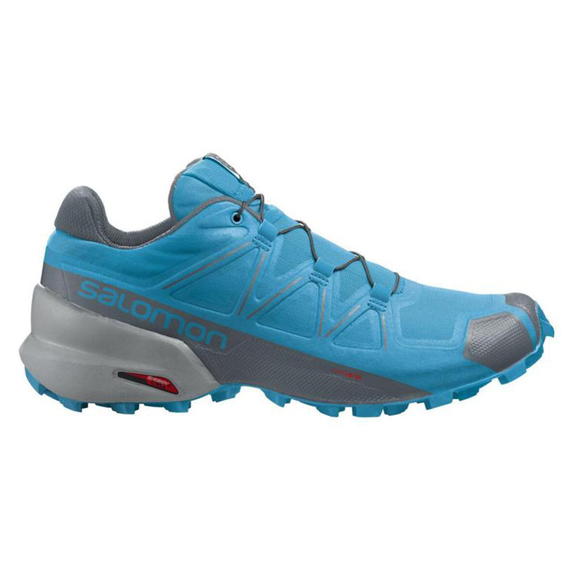 Chaussure Salomon Speedcross 5 Bleu / Gris