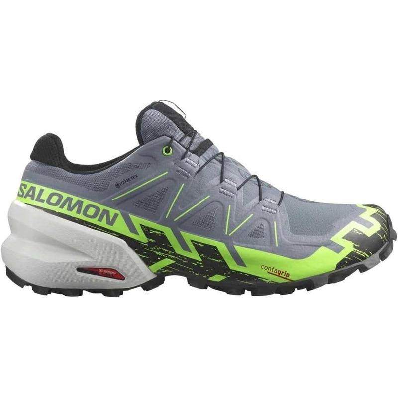 Chaussure Salomon Speedcross 6 GTX Gris/Lime