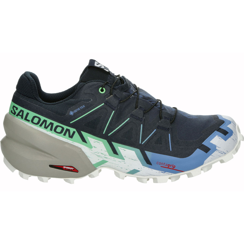 Chaussure Salomon Speedcross 6 GTX W Marine/Vert
