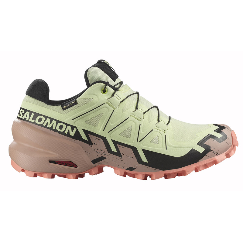 Chaussure Salomon Speedcross 6 GTX W Vert/Beige