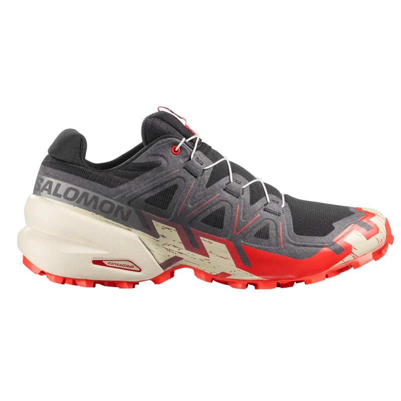 Zapatilla Salomon Speedcross 6 Noir/Rojo/Beige