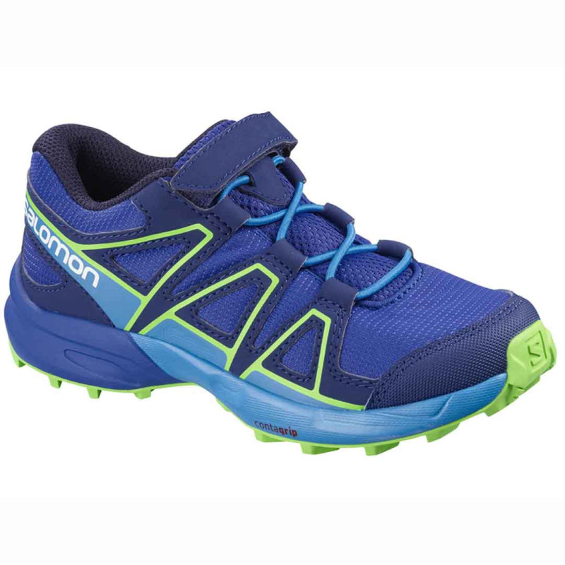 Zapatilla Salomon Speedcross Bungee Kid Bleu/Verte