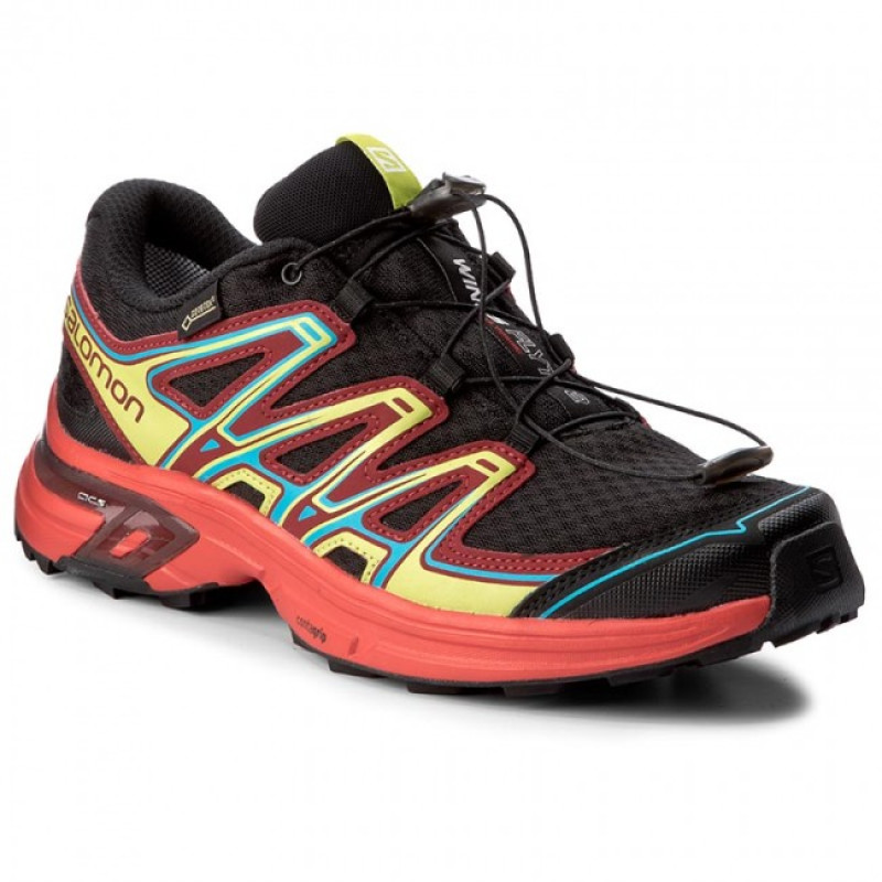 Zapatilla Ailes Salomon Flyte 2 GTX Noir/Rojo/Amarillo