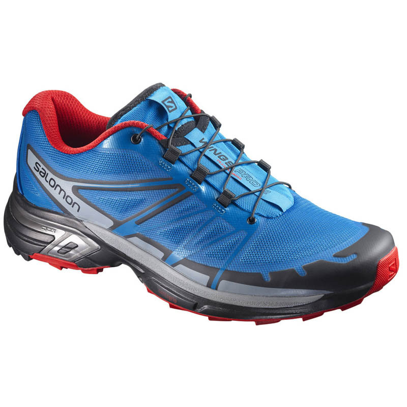 Zapatilla Salomon Wings Pro 2 Bleu/Rojo