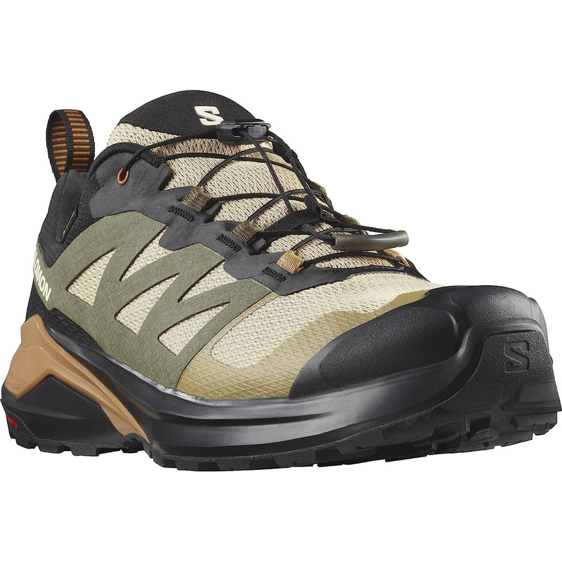 Chaussures Salomon X-Adventure GTX Beige/Vert/Noir