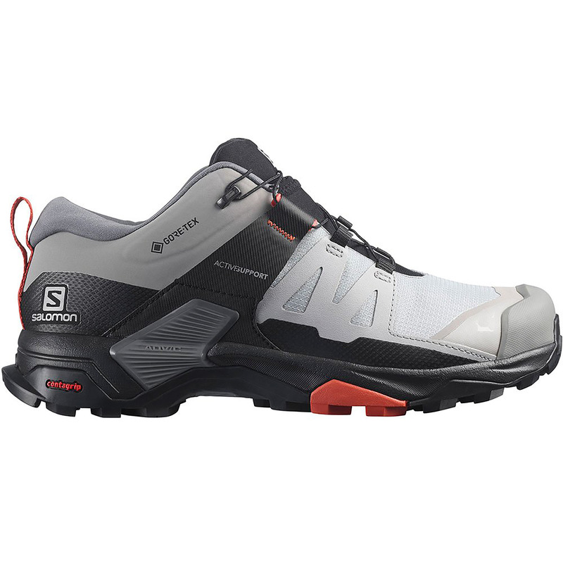 Chaussure Salomon X Ultra 4 Wide GTX W Gris/Saumon