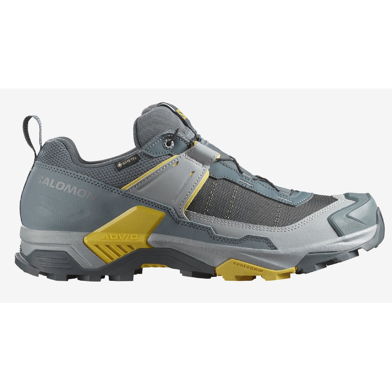 Chaussure de course Salomon X Ultra 5 GTX Gris/Moutarde