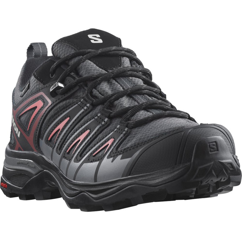 Chaussure Salomon X Ultra Pioneer GTX W Noir/Gris/Rose