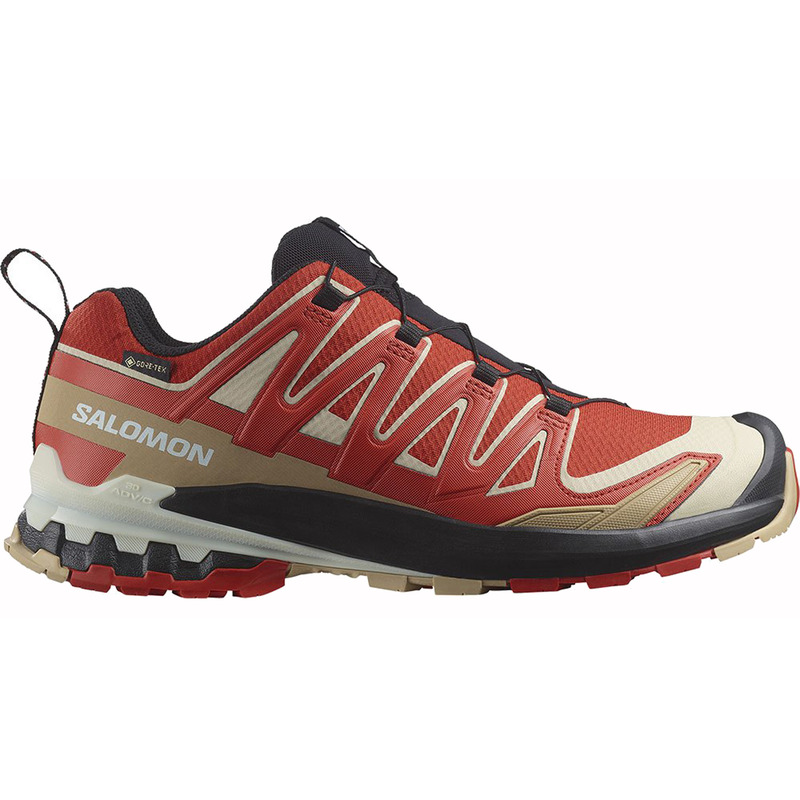 Chaussure Salomon XA PRO 3D v9 GTX Rouge/Beige