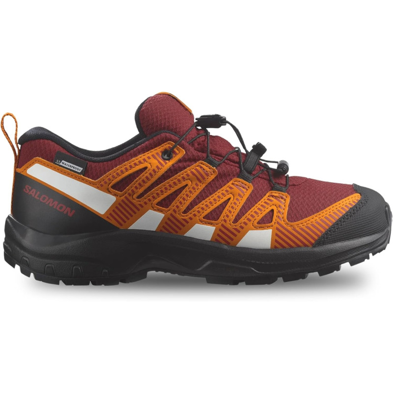 Chaussure Salomon XA Pro V8 CSWP J Maroon/Orange