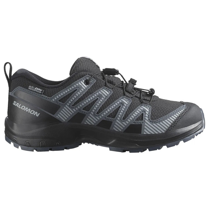 Chaussure Salomon XA PRO V8 WP J Noir/Gris