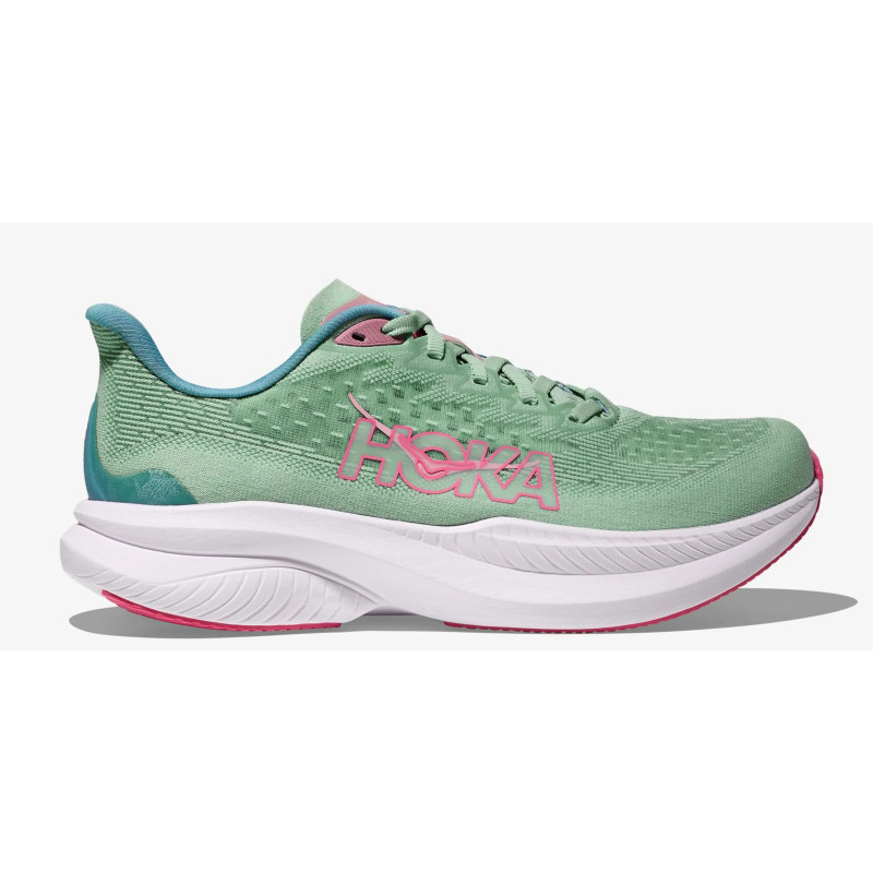 Chaussures Hoka Mach 6 W vertes