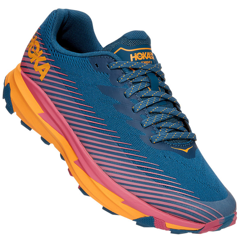 Chaussures Hoka Torrent 2 W Bleu / Fuchsia